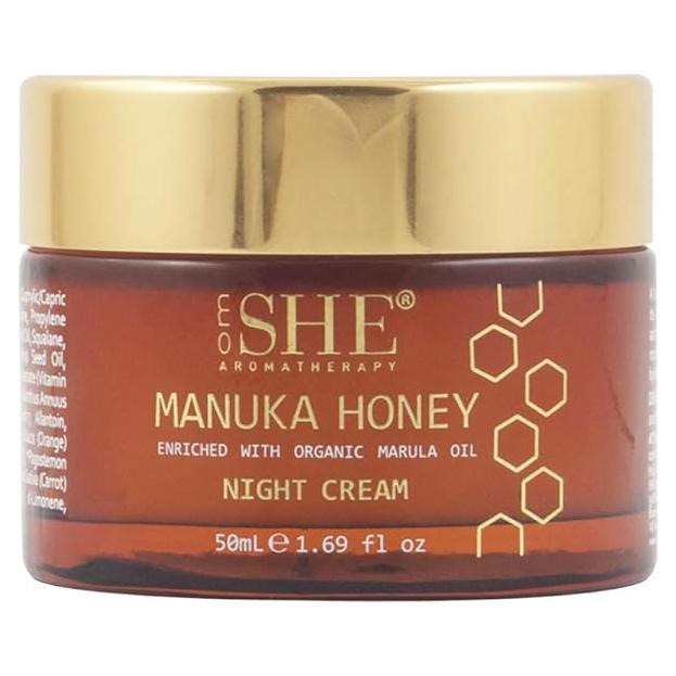 Crema Nocturna Hidratante Miel de Manuka Om She 70g