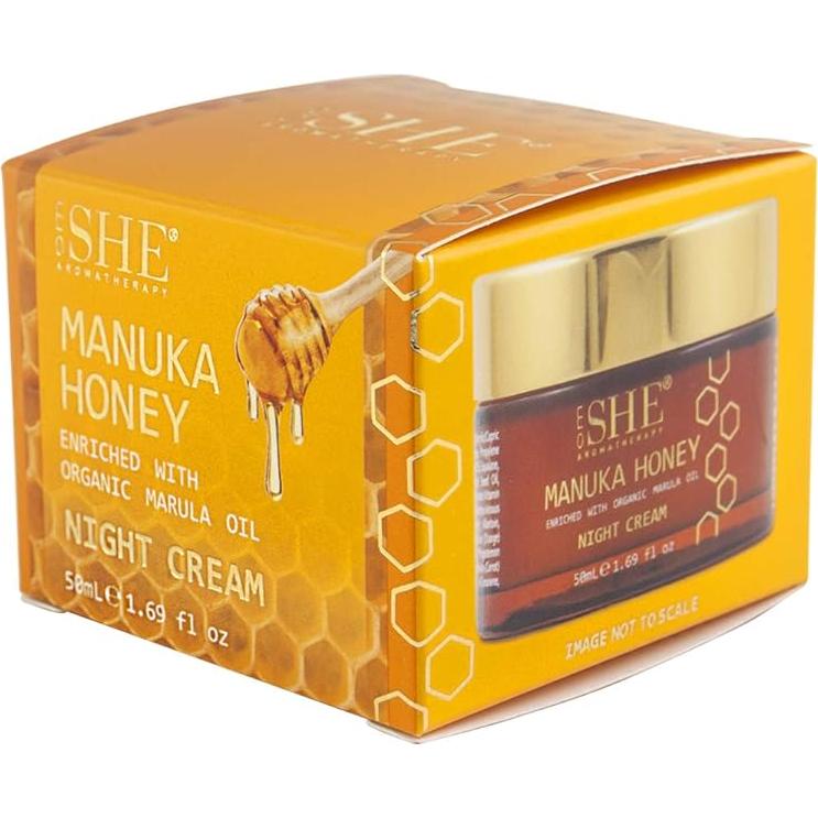 Crema Nocturna Hidratante Miel de Manuka Om She 70g