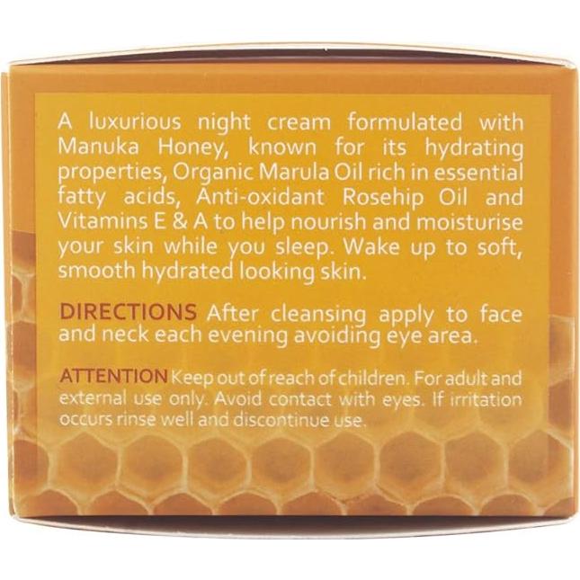 Crema Nocturna Hidratante Miel de Manuka Om She 70g
