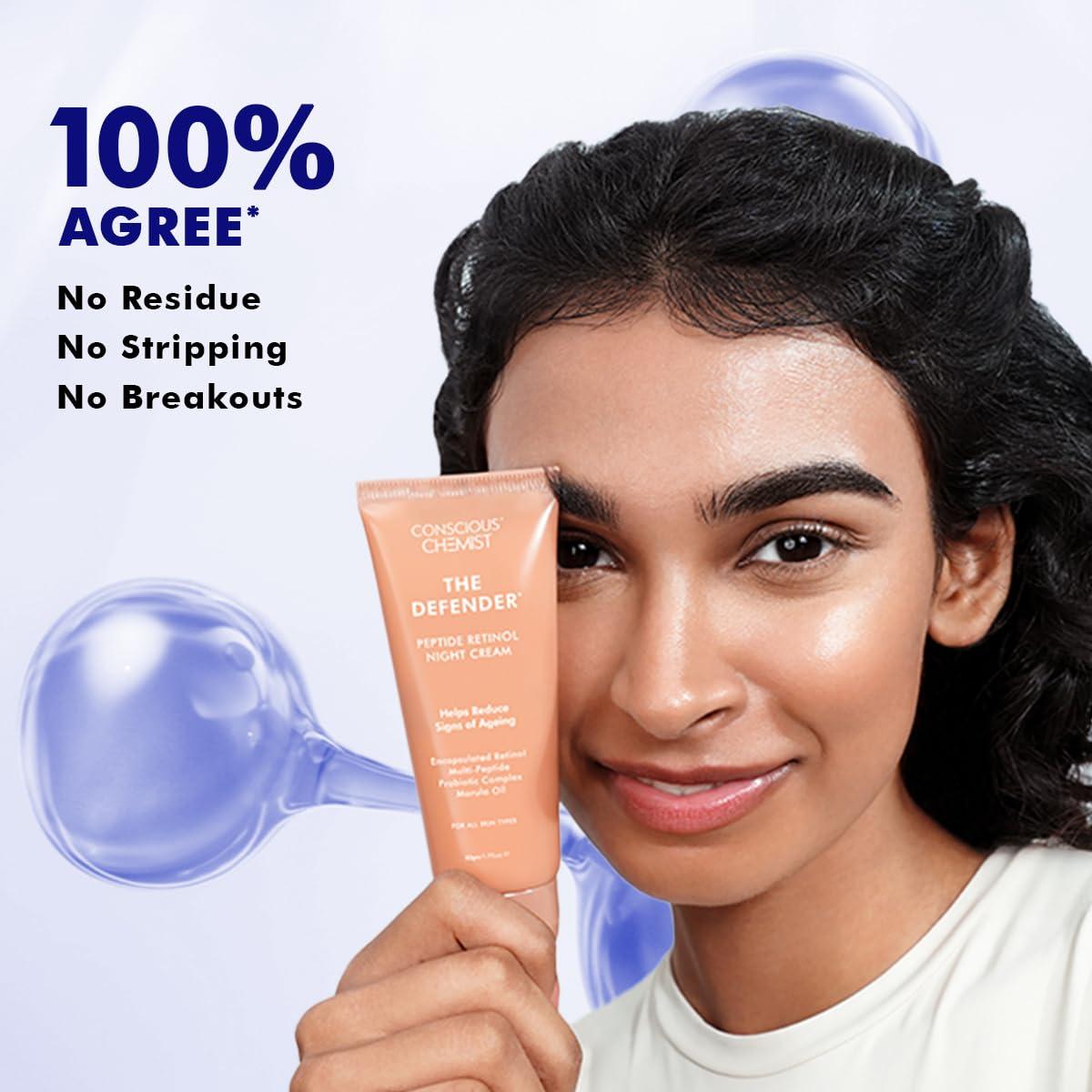 Crema Facial Nocturna Anti Envejecimiento Conscious Chemist 50ml