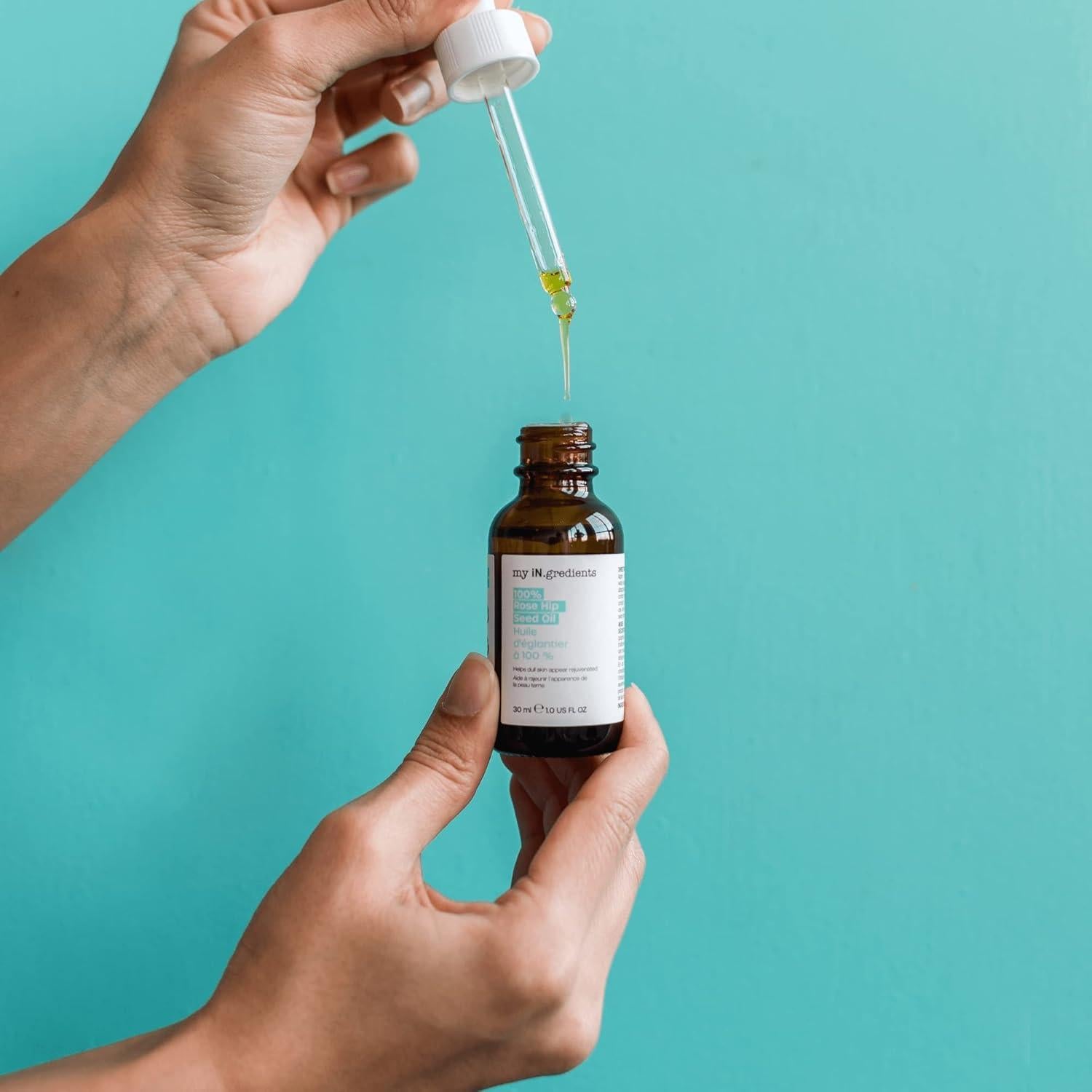 Aceite de Semilla de Rosa Mosqueta Masque Bar 29.57 ml - Hidratante Facial y Capilar