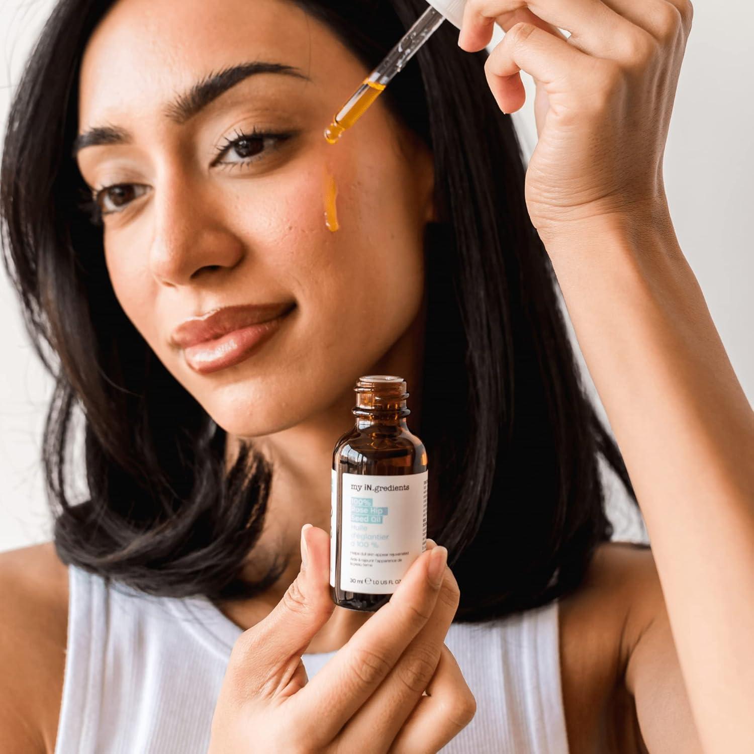 Aceite de Semilla de Rosa Mosqueta Masque Bar 29.57 ml - Hidratante Facial y Capilar