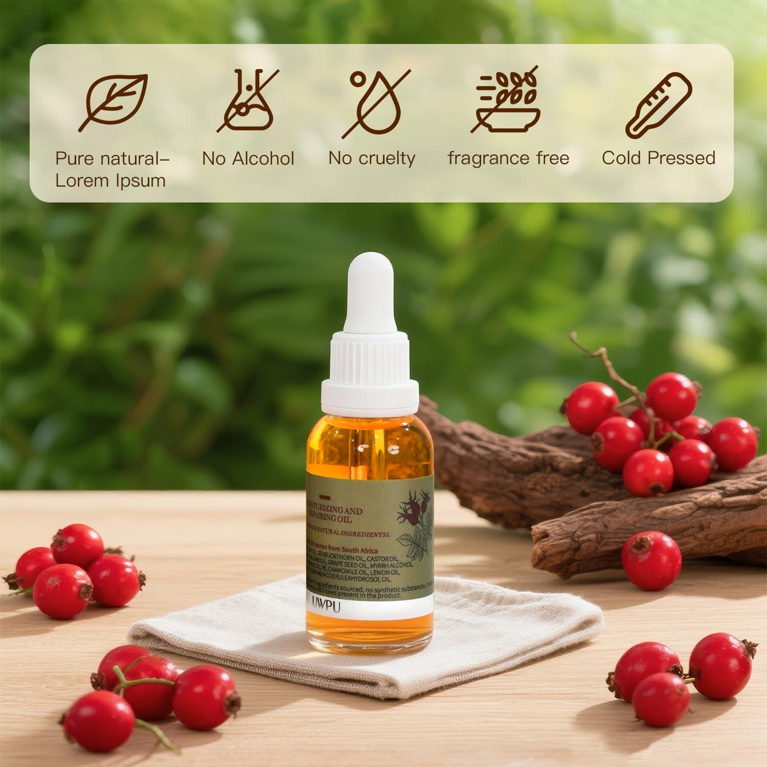 Aceite de Rosa Mosqueta Orgánico UWPU 30ML - Hidratante Facial