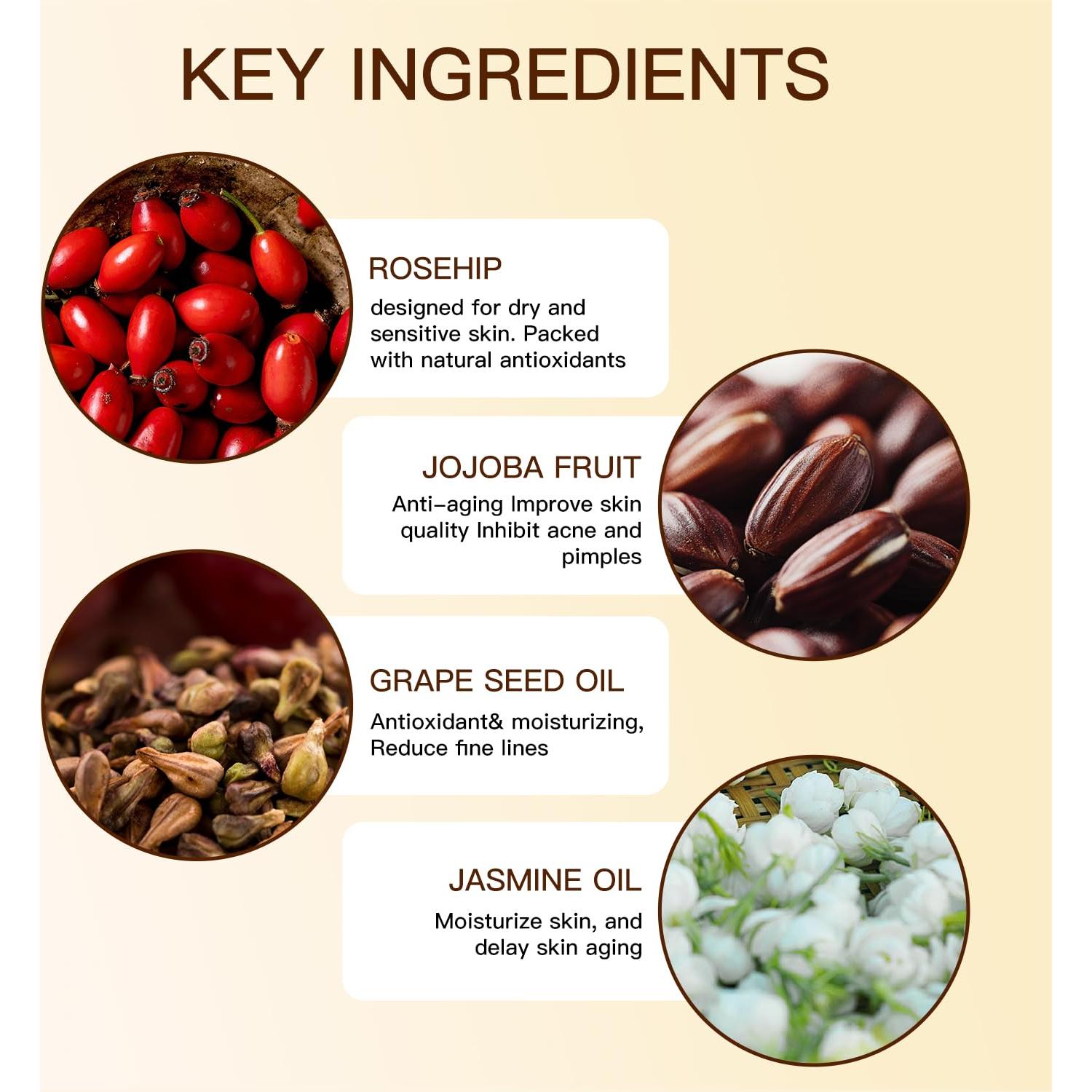 Aceite de Rosa Mosqueta Orgánico UWPU 30ML - Hidratante Facial