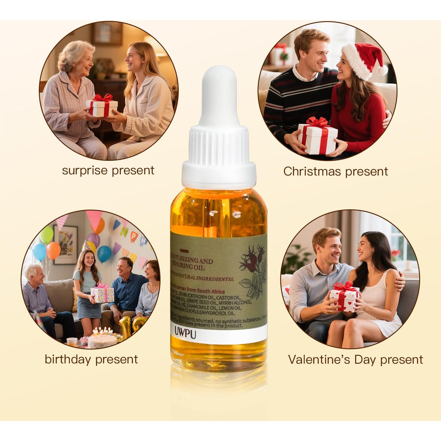 Aceite de Rosa Mosqueta Orgánico UWPU 30ML - Hidratante Facial