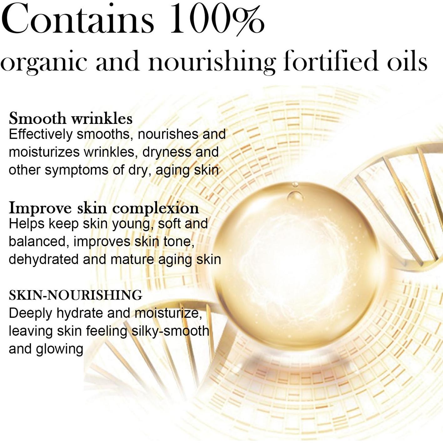 Suero Facial Orgánico 3Pcs - Aceite de Rosa Mosqueta, Ricino y Semilla Negra 30ml