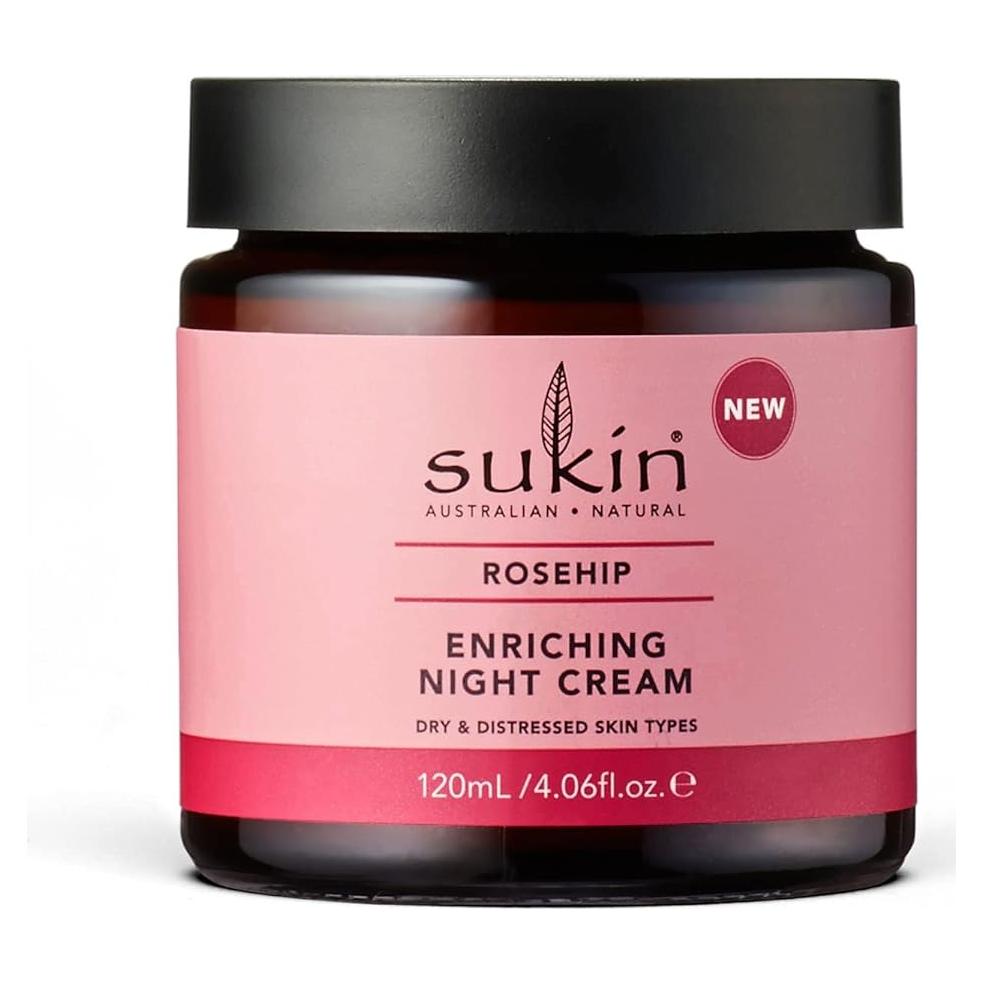Crema Nocturna Enriquecedora Sukin Rosa Mosqueta 115 ml