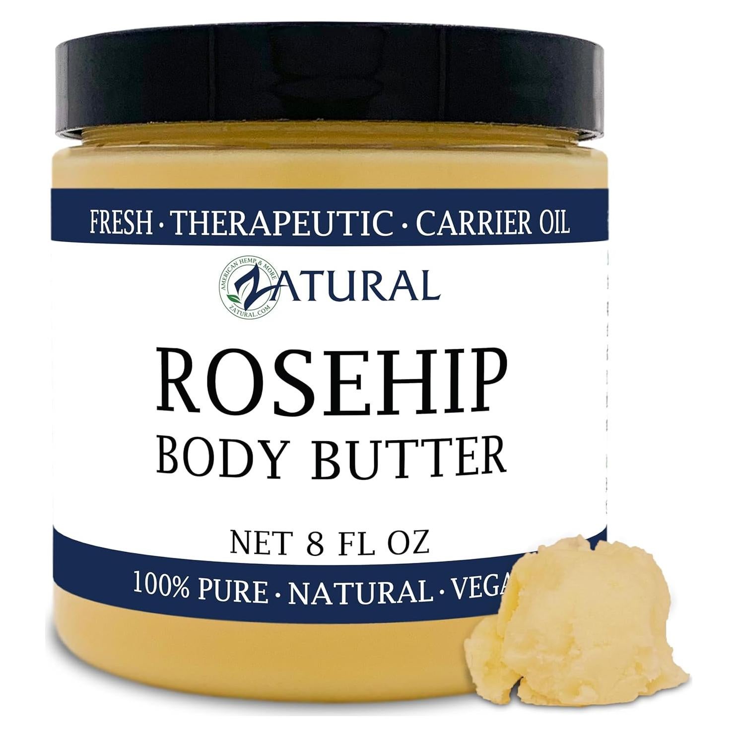 Mantequilla de Rosa Mosqueta Orgánica Zatural 226 g - Vitamina C Pura