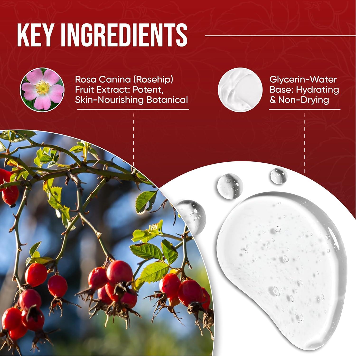 Suero de Rosa Mosqueta 236.6 ml - Hidratante Antienvejecimiento