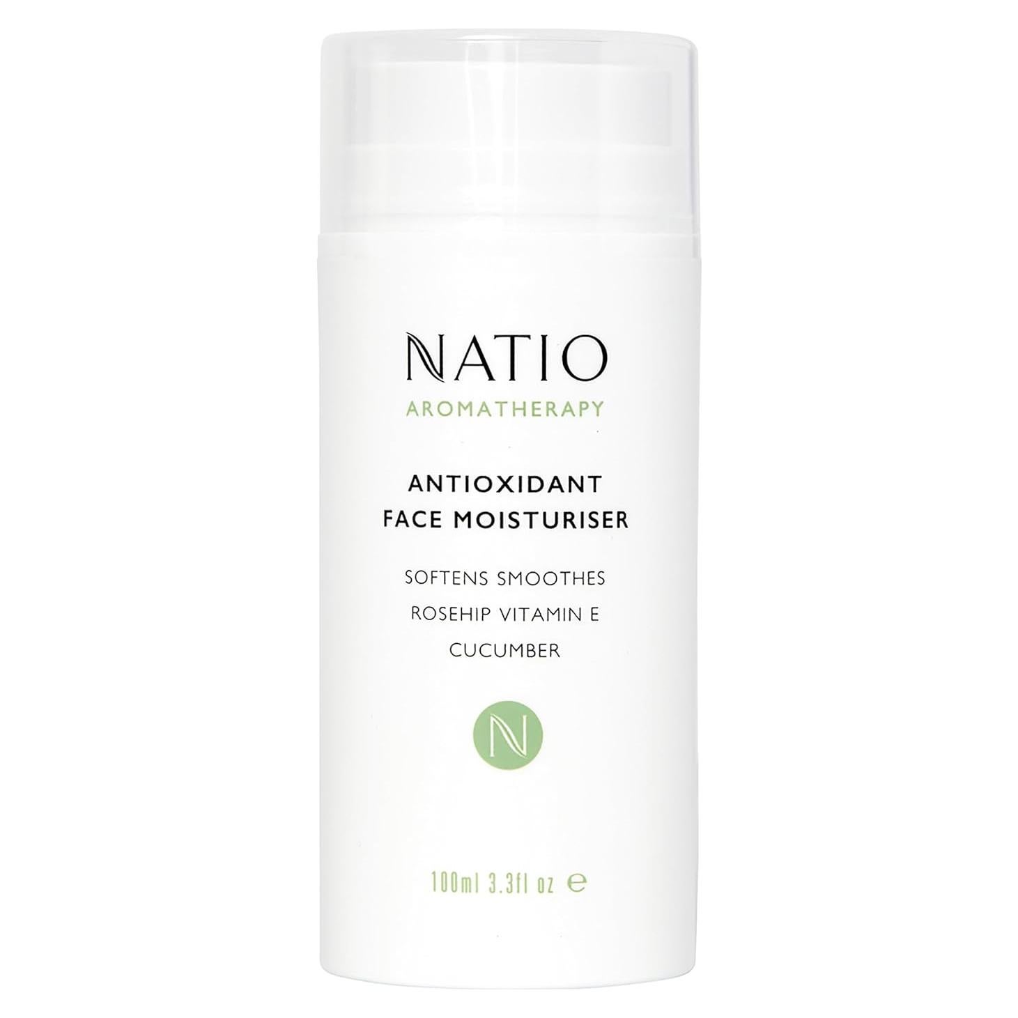 Crema Hidratante Facial Antioxidante Natio 93.6 g - Rosa Mosqueta