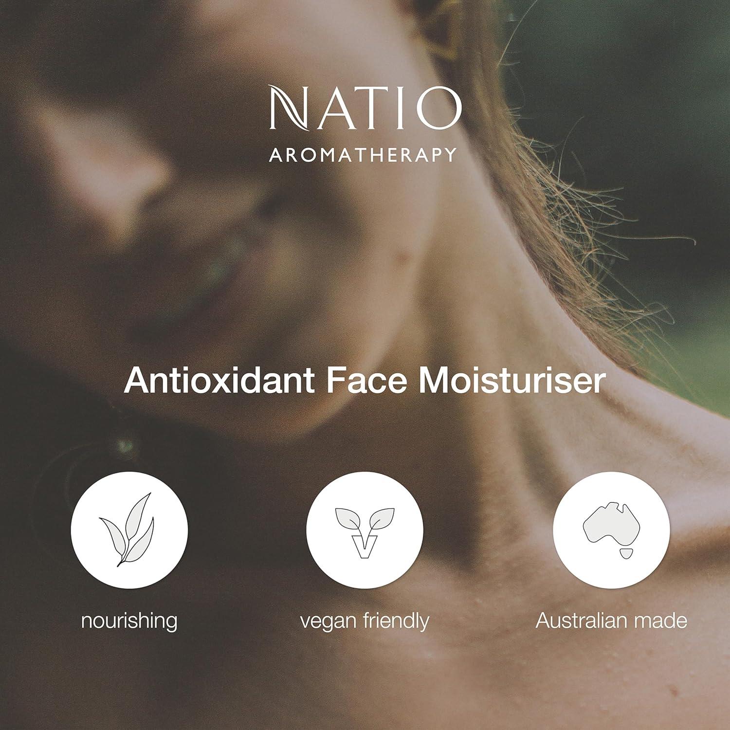 Crema Hidratante Facial Antioxidante Natio 93.6 g - Rosa Mosqueta