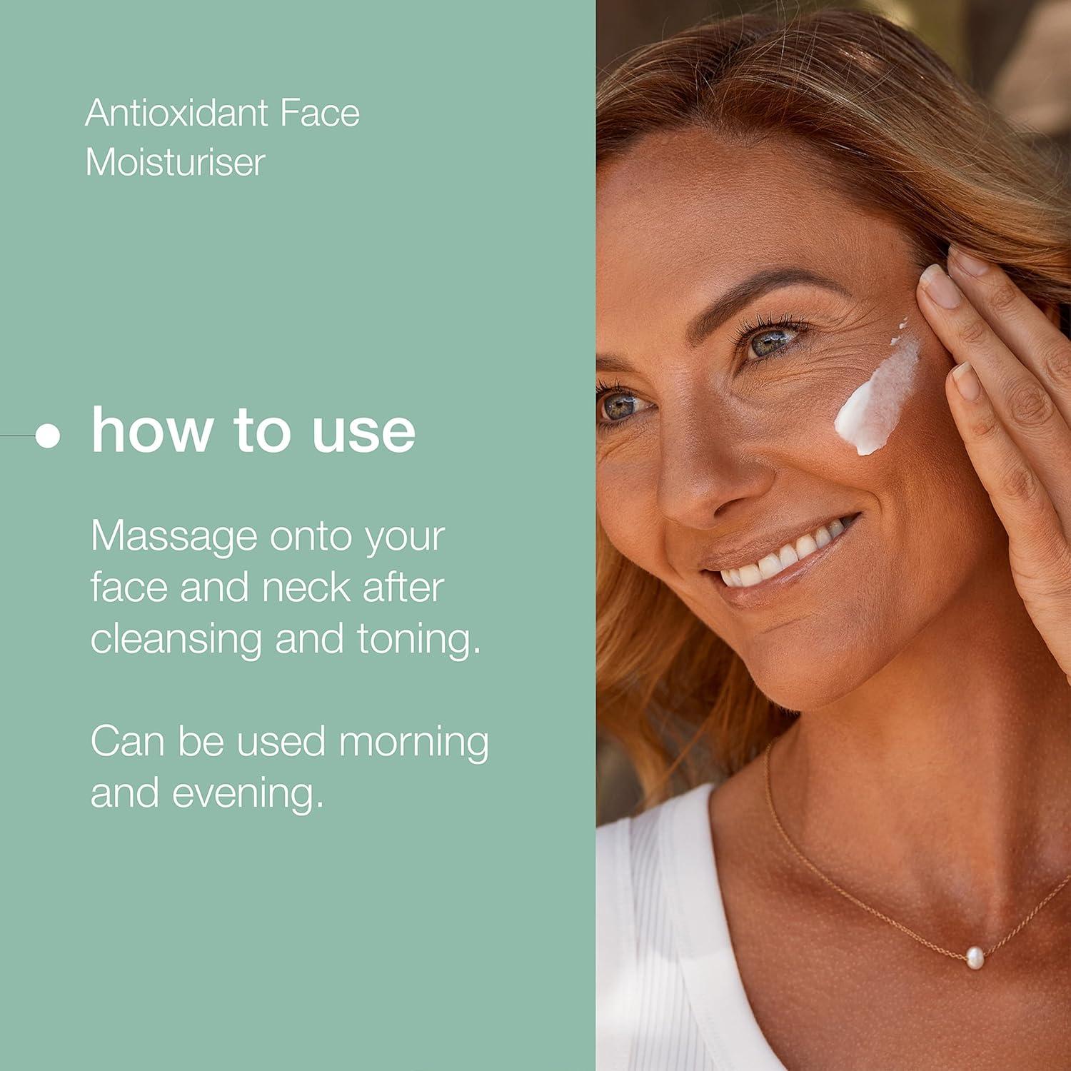 Crema Hidratante Facial Antioxidante Natio 93.6 g - Rosa Mosqueta