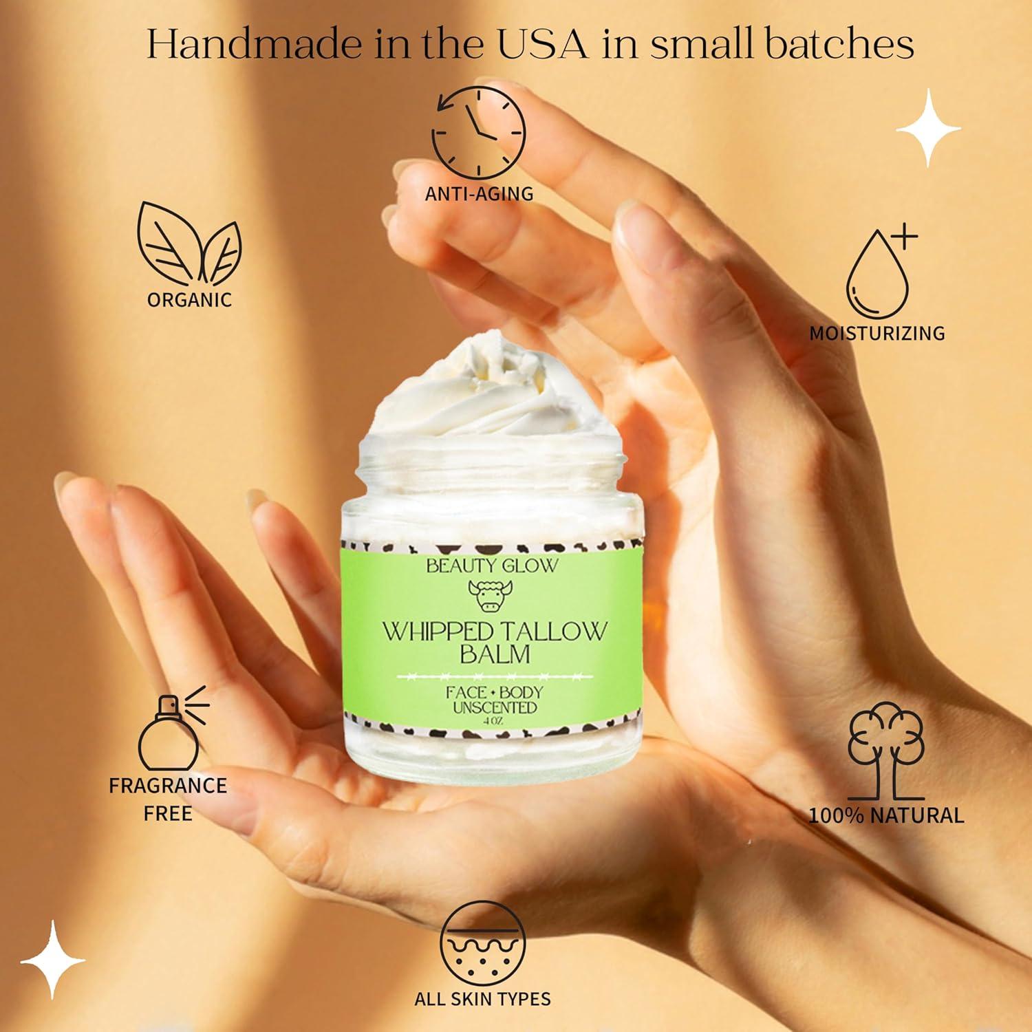 Manteca de Res Orgánica Beauty Glow 113g + Aceite de Rosa Mosqueta