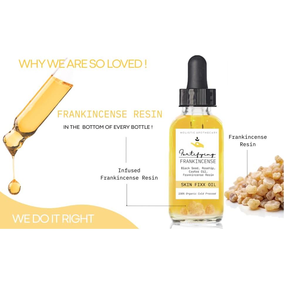 Aceite Facial Orgánico de Incienso Holistic Apothecary 30ml