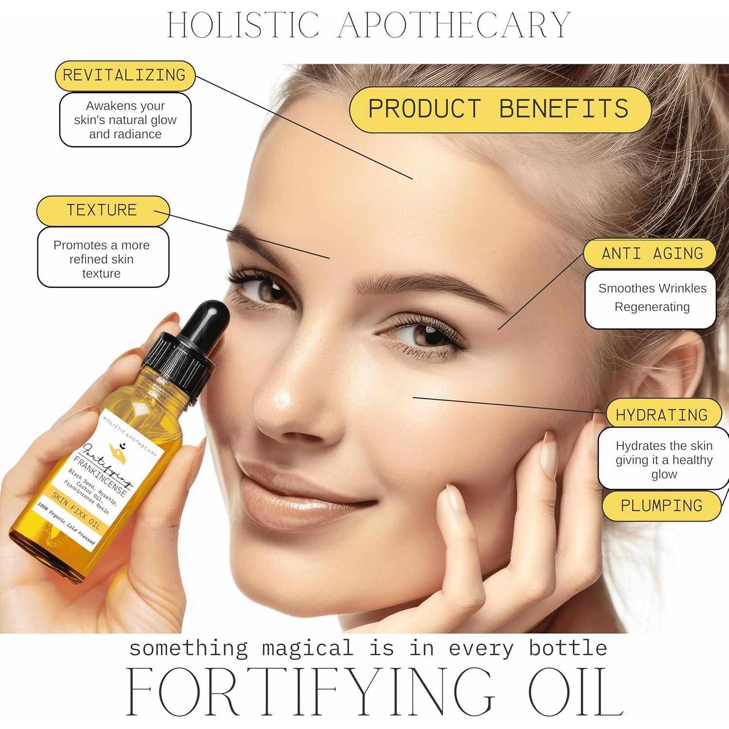 Aceite Facial Orgánico de Incienso Holistic Apothecary 30ml