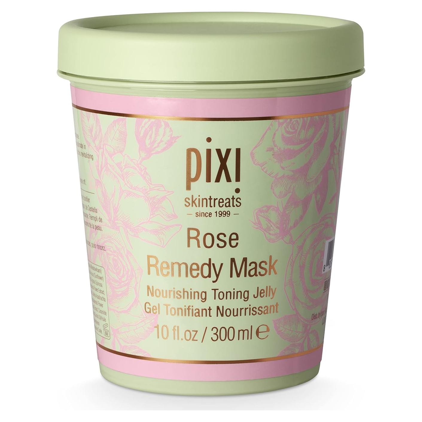 Mascarilla Facial Pixi Rose Remedy 300 ml | Gel Tonificante con Rosa Mosqueta, Cica y Cúrcuma