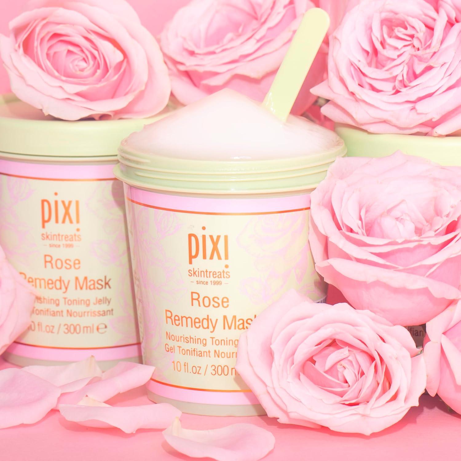 Mascarilla Facial Pixi Rose Remedy 300 ml | Gel Tonificante con Rosa Mosqueta, Cica y Cúrcuma