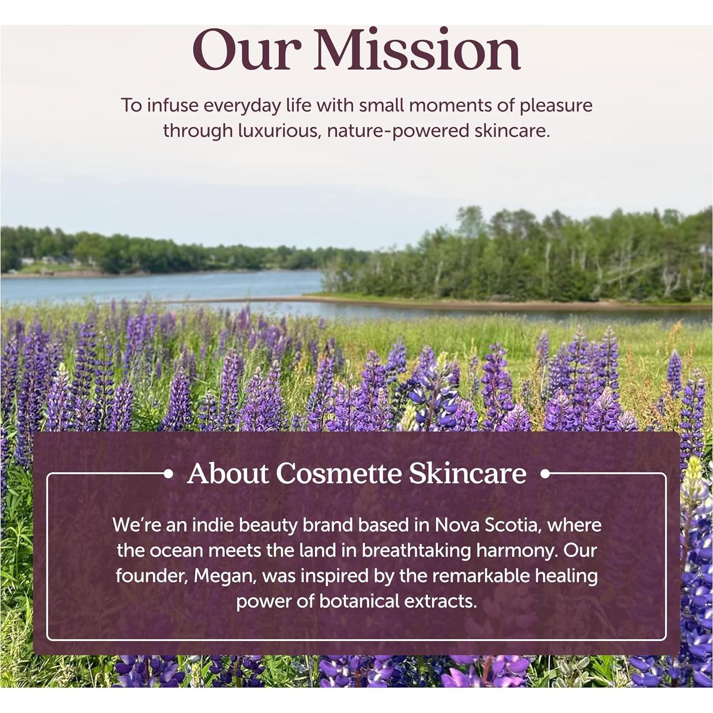 Crema Hidratante Facial Cosmette 59 ml - Anti Envejecimiento Vegana