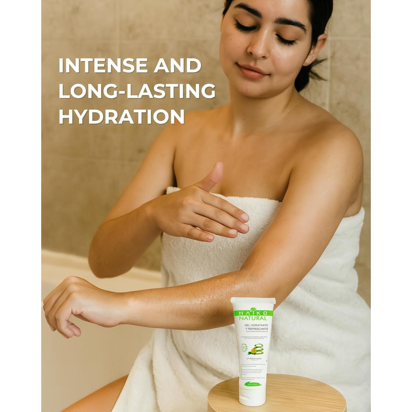 Gel Calmante Hidratante Haiko Natural con Caléndula y Aloe Vera 80 ml