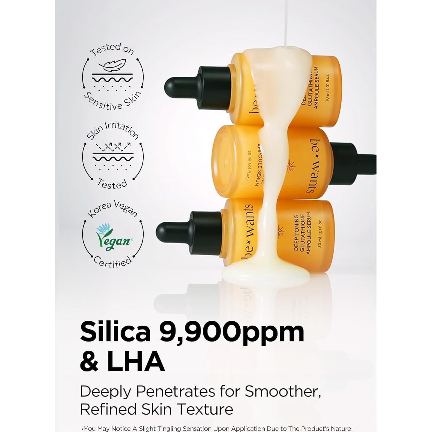 Suero Ampoule de Glutatión Bewants 30 ml + 10 ml Cuidado Piel