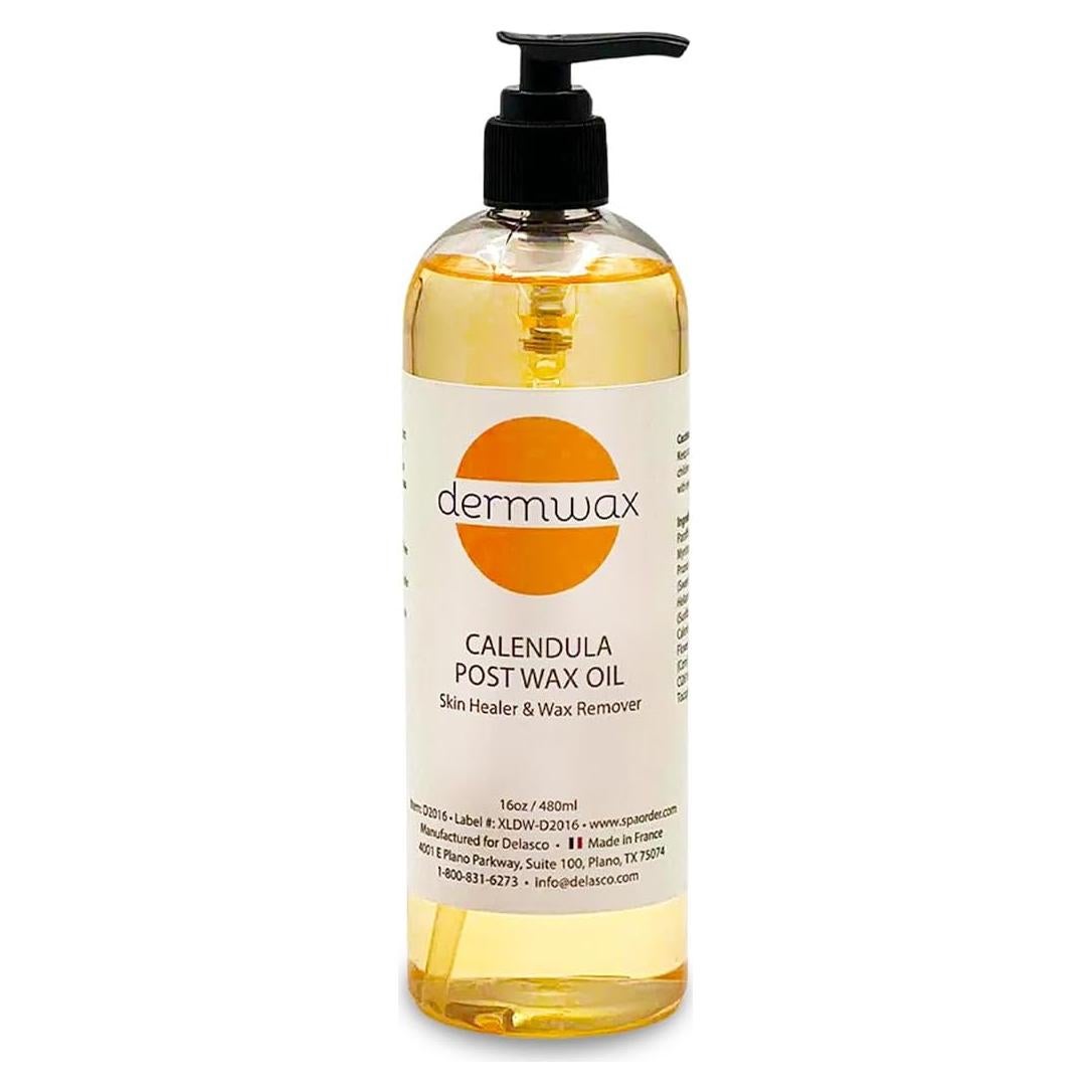 Aceite Post Cera Dermwax 473ml - Calma la Piel Después de Depilación