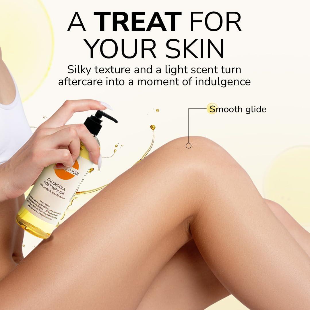 Aceite Post Cera Dermwax 473ml - Calma la Piel Después de Depilación