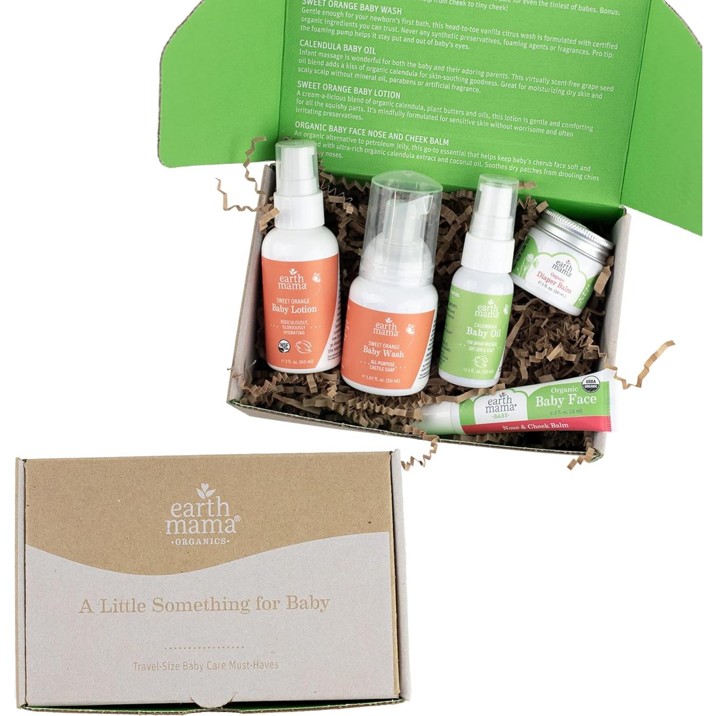 Set de Cuidado de Piel para Bebés Earth Mama - 5 Piezas Orgánicas