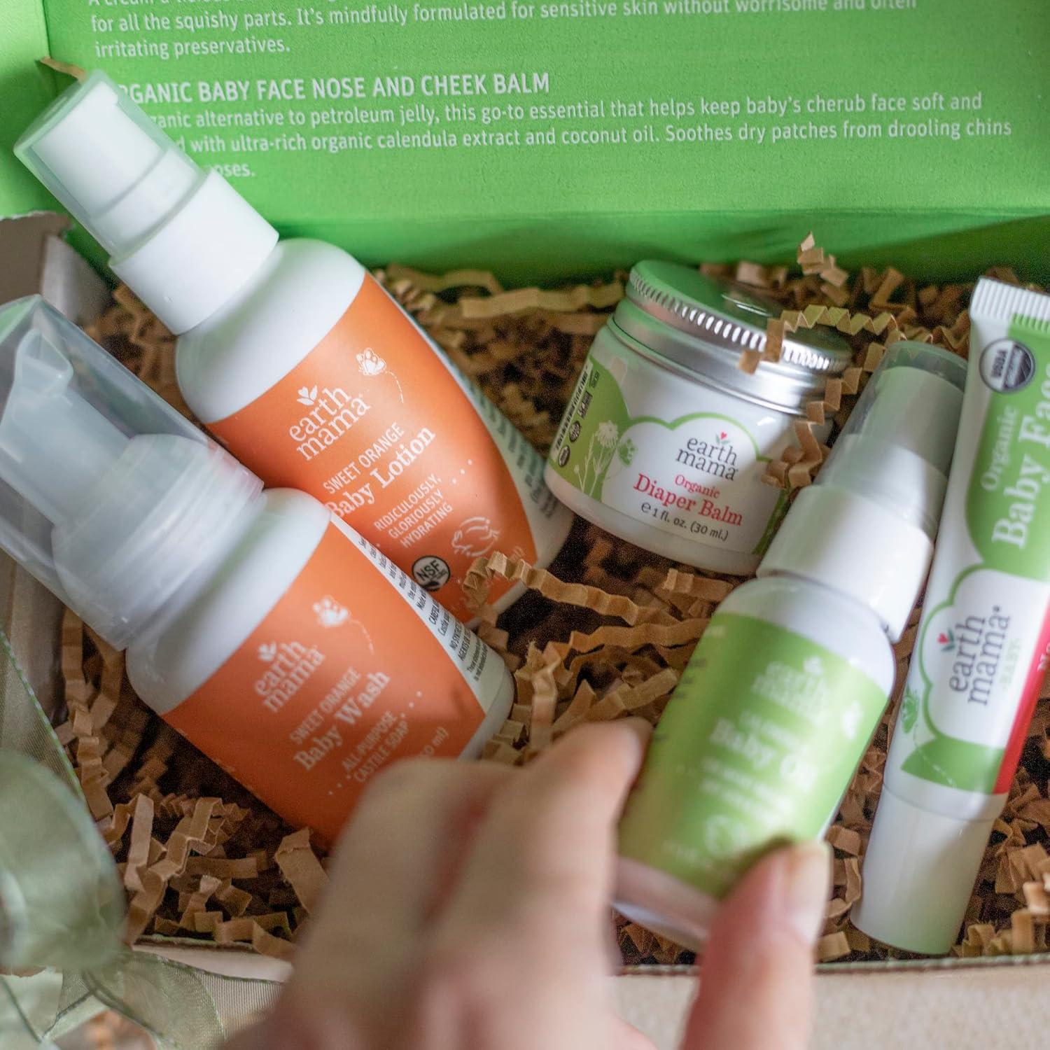 Set de Cuidado de Piel para Bebés Earth Mama - 5 Piezas Orgánicas