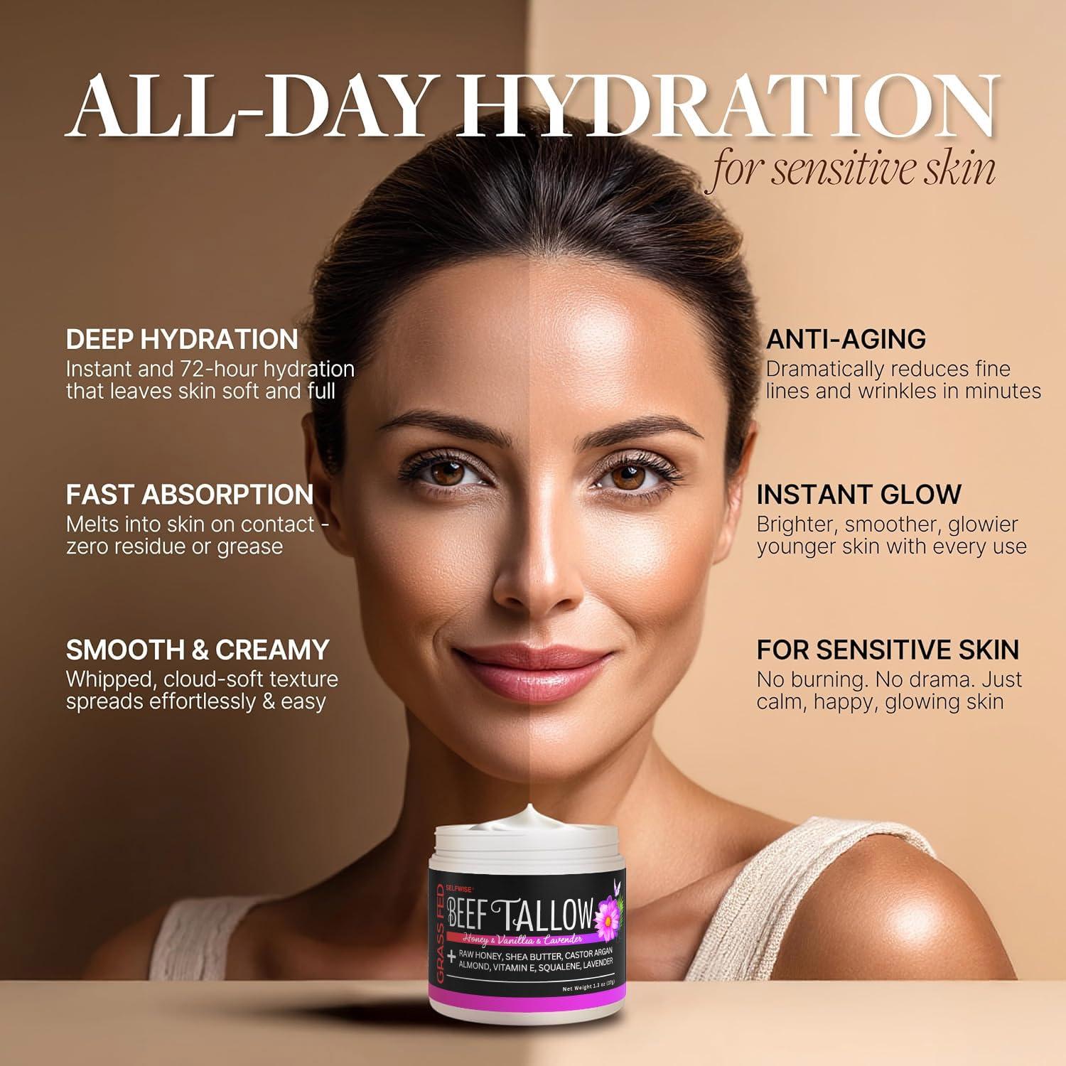 Bálsamo Hidratante Facial Orgánico Selfwise 38.6 ml - Sin Grasa