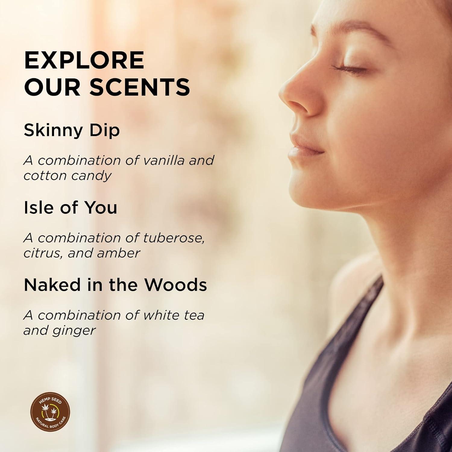 Set de Regalo Loción de Masaje Semilla de Cáñamo Earthly Body 2 oz