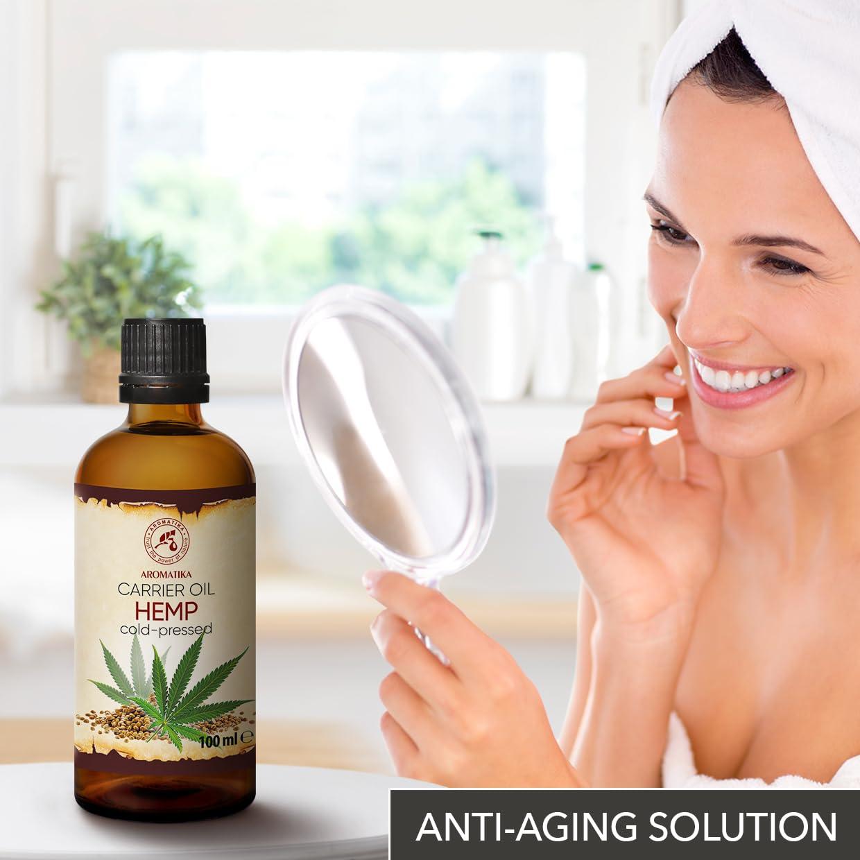 Aceite de Cañamo 100 ml Aromatika - Puro y Natural para Piel y Cabello