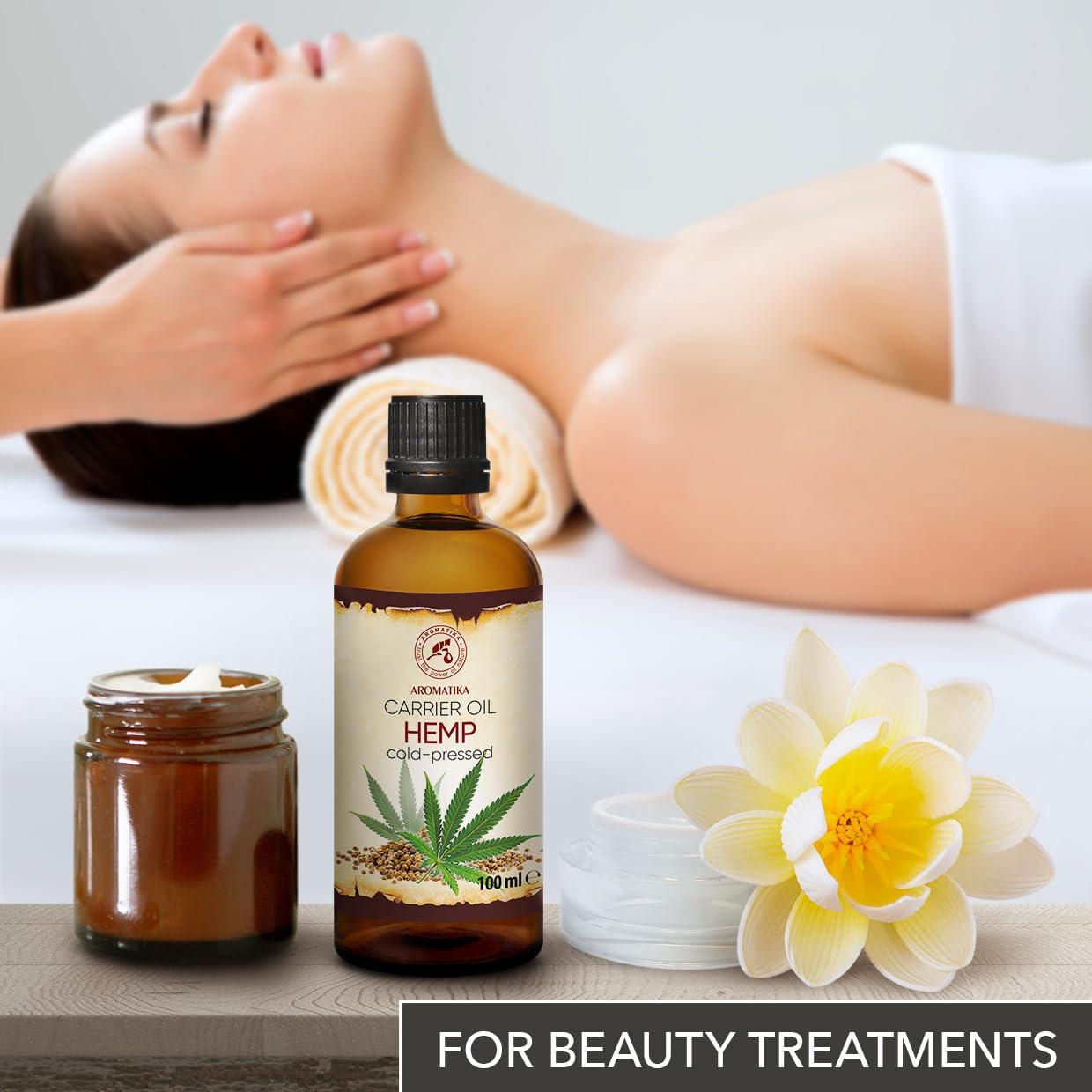 Aceite de Cañamo 100 ml Aromatika - Puro y Natural para Piel y Cabello