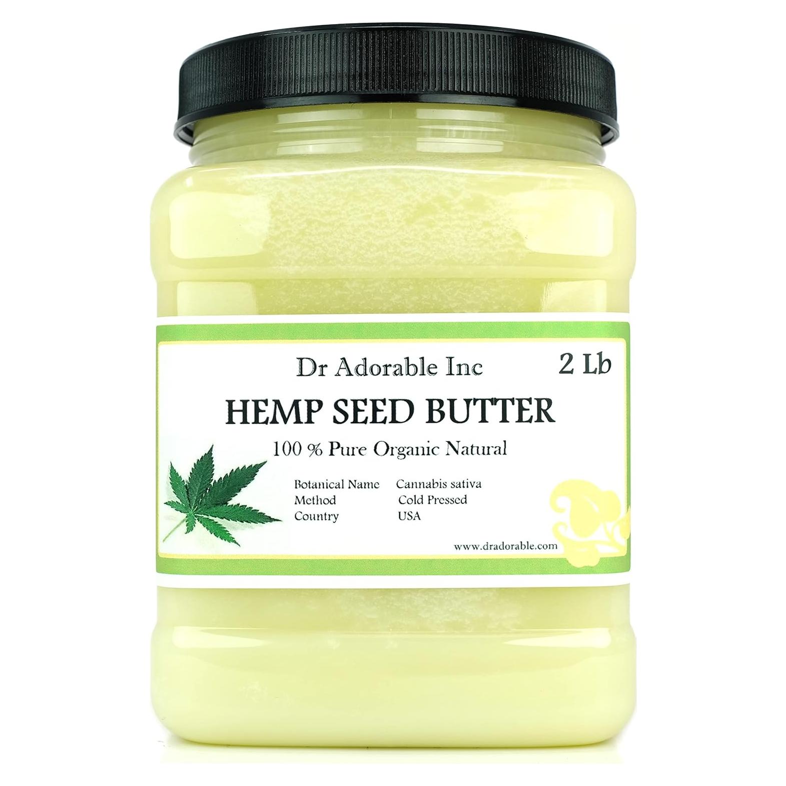 Mantequilla de Semilla de Cáñamo Dr Adorable 910g Orgánica