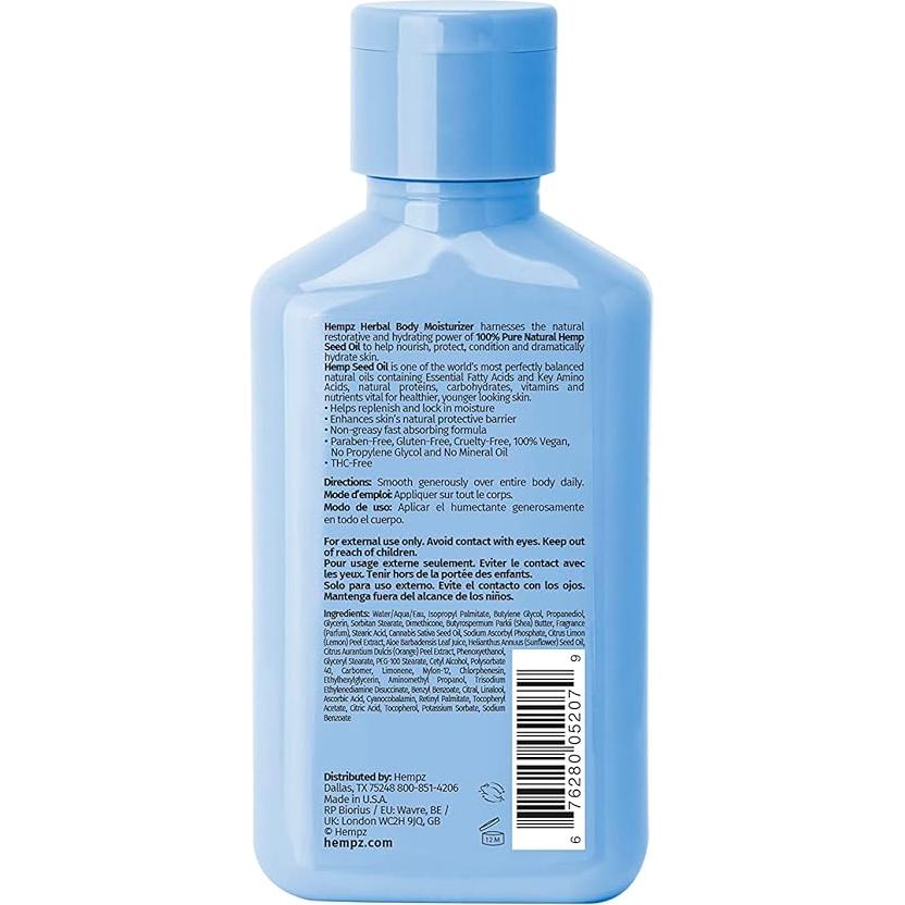 Loción Corporal Hempz Ocean Breeze 66.5 ml - Hidratante Natural