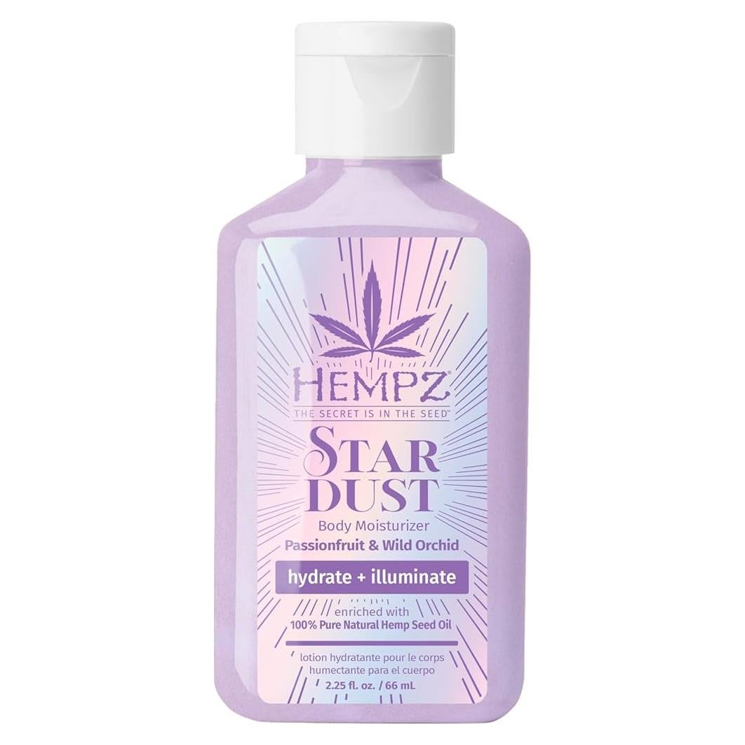 Loción Corporal Mini Hempz Star Dust 66.5 ml - Hidratante Brillante