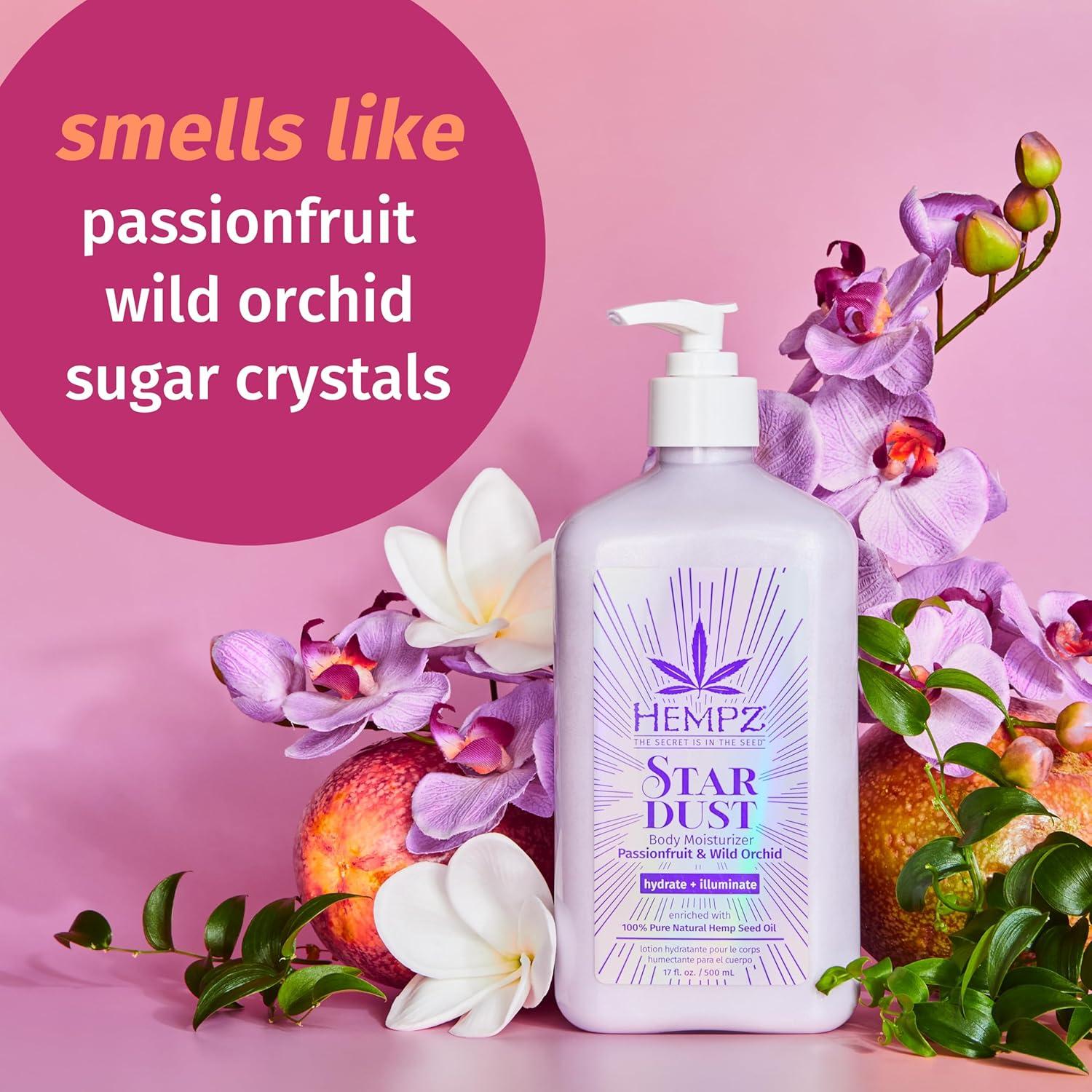 Loción Corporal Hidratante Hempz Star Dust 482 g Brillo Iridiscente