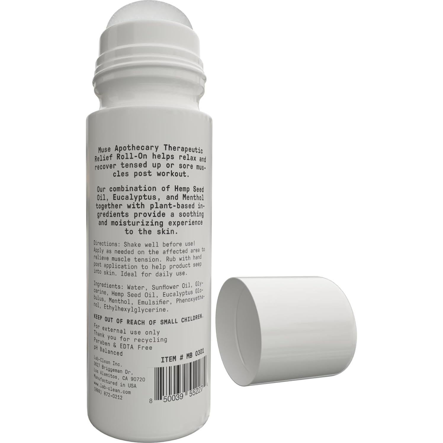 Roll-On Terapéutico de Cañamo Muse Apothecary 90ml