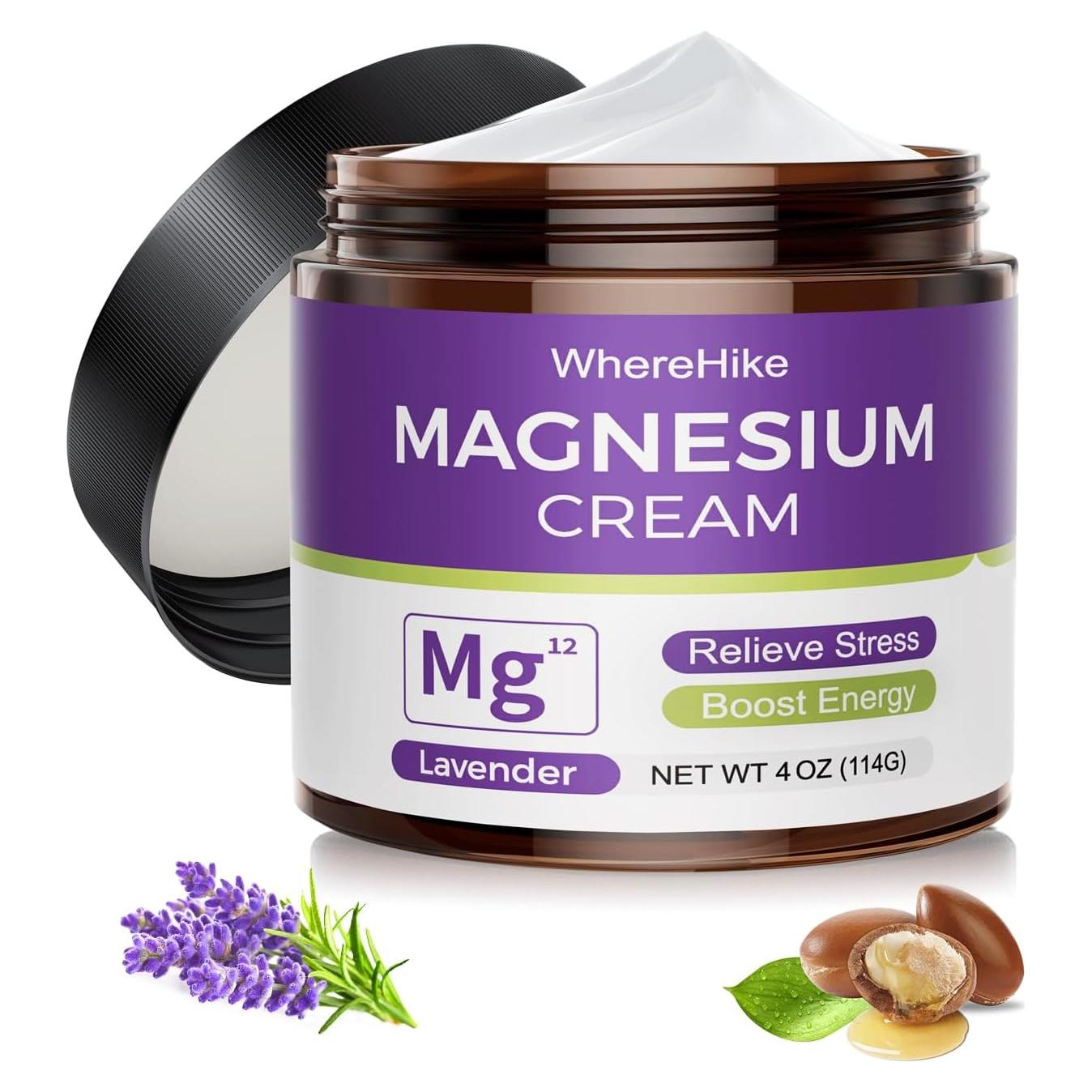 Crema de Magnesio Tóxica Natural Loci&oacute;n Nocturna Lavanda 113g