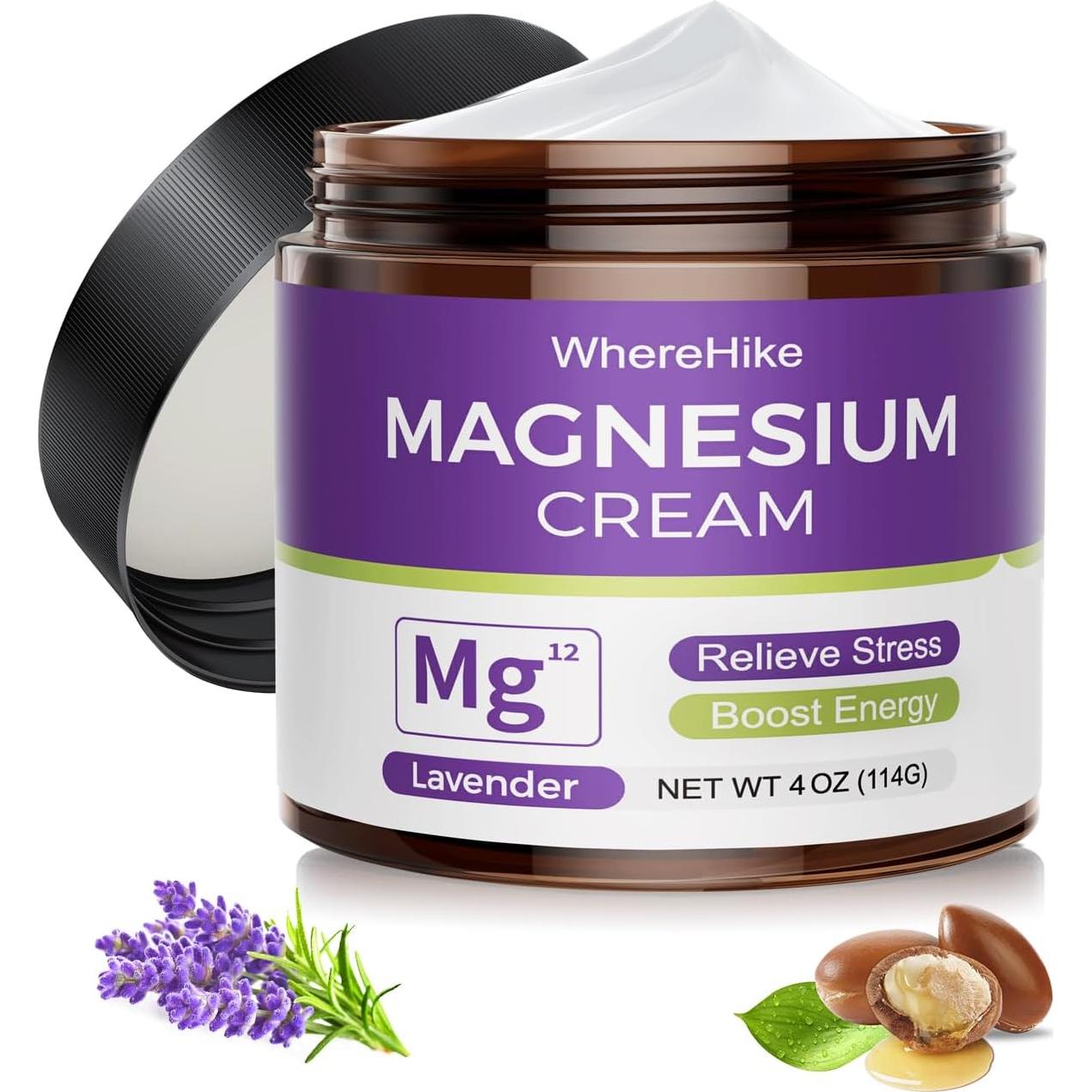 Crema de Magnesio Tóxica Natural Loci&oacute;n Nocturna Lavanda 113g