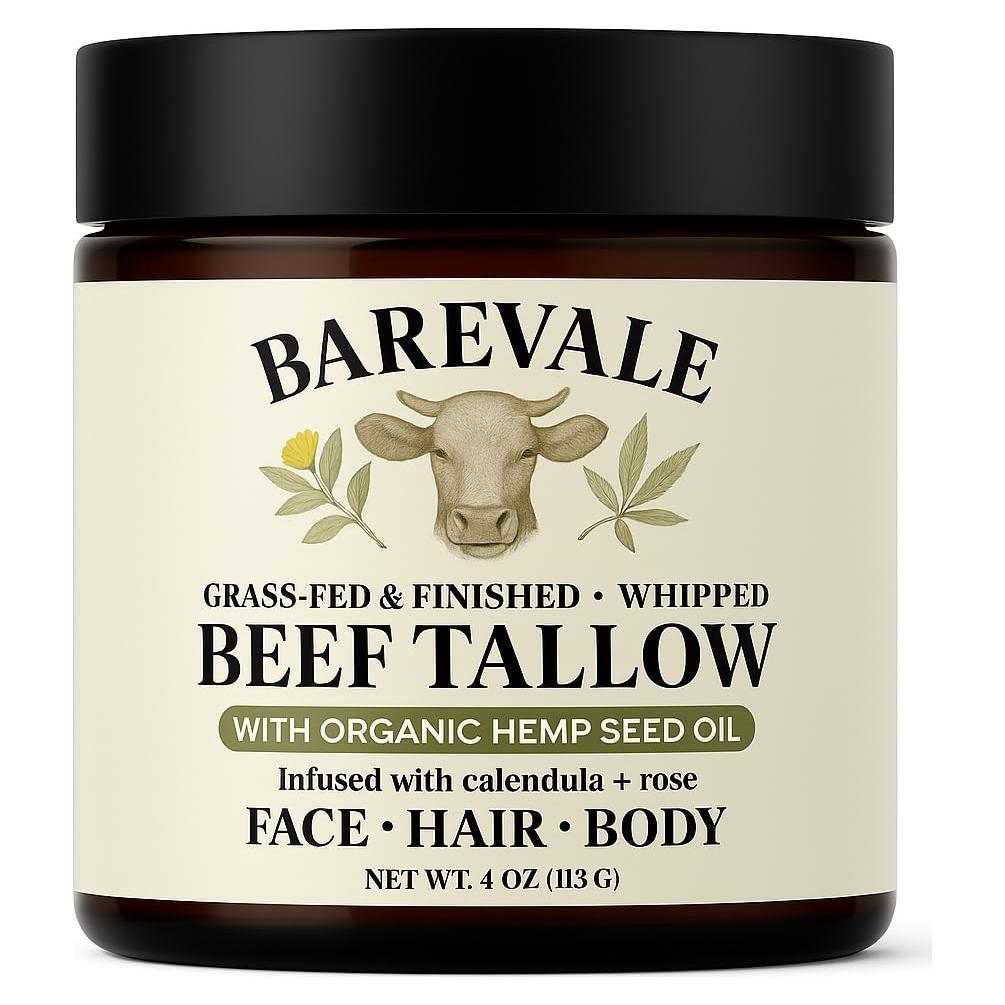 Bálsamo Hidratante Orgánico Barevale 113g - Sebo Pasto, Caléndula y Rosa