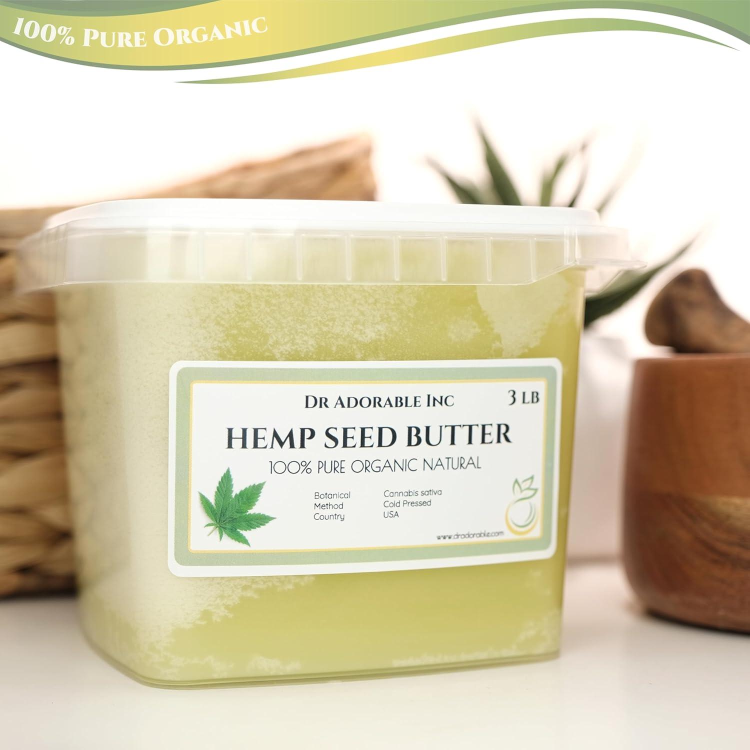 Mantequilla de Semilla de Cáñamo Dr Adorable 1.36 kg Orgánica