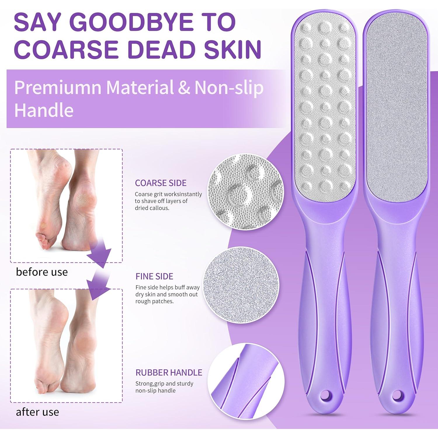 Kit de Spa para Pies LUCOTIYA - Remojo, Exfoliante, Lima y Crema