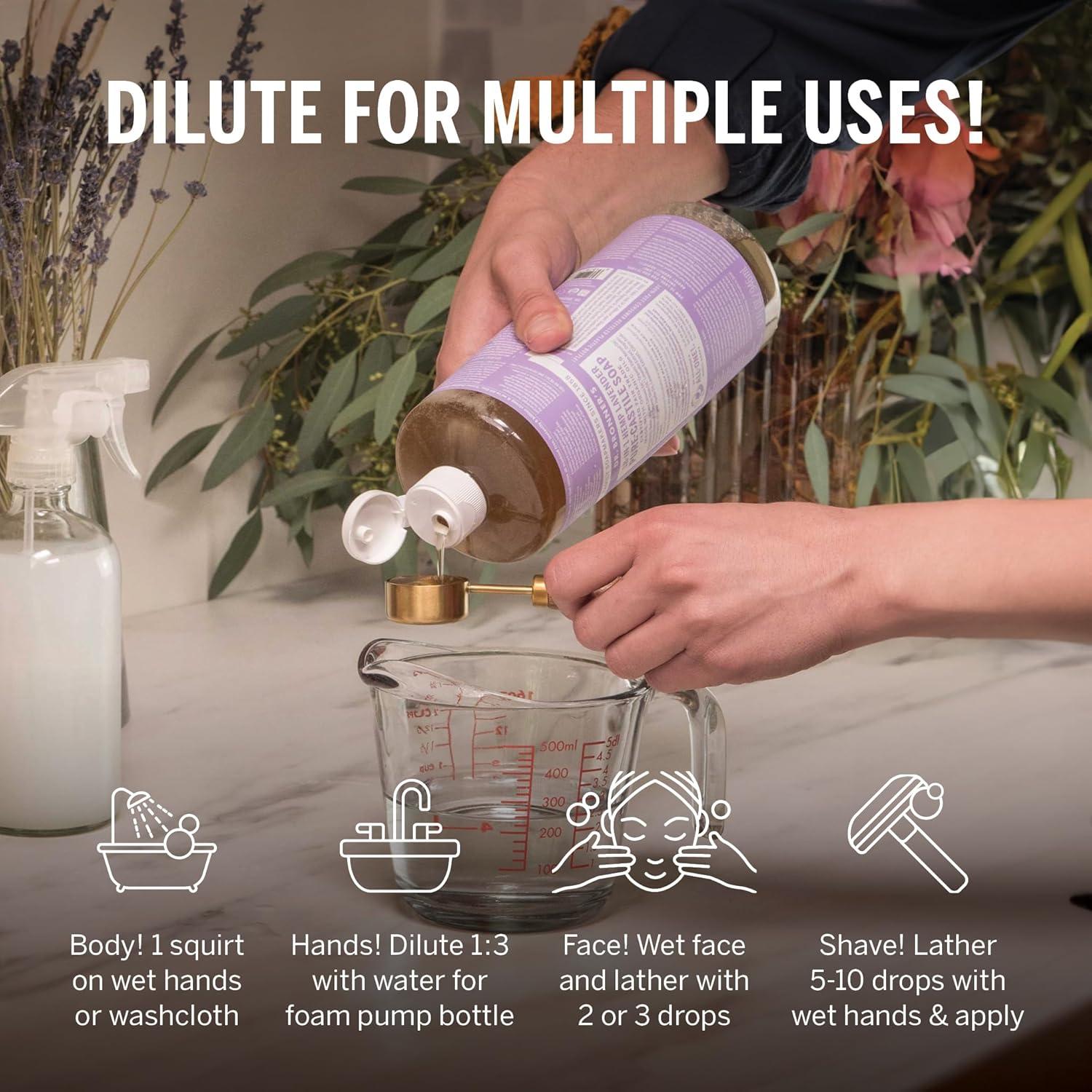 Jabón Líquido Dr. Bronner Pure-Castile Lavanda 946ml