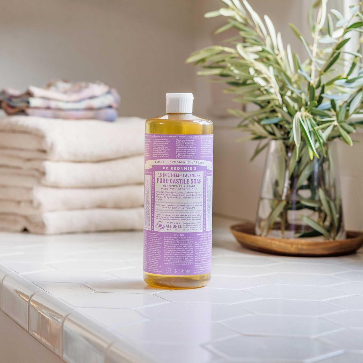 Jabón Líquido Dr. Bronner Pure-Castile Lavanda 946ml