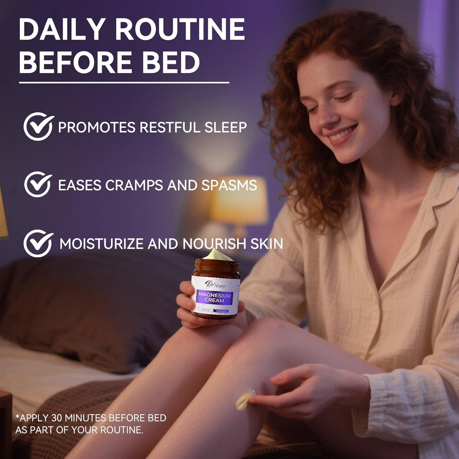 Crema de Magnesio de Lavanda Dr.Afanyr 113.4g - Relajación Muscular