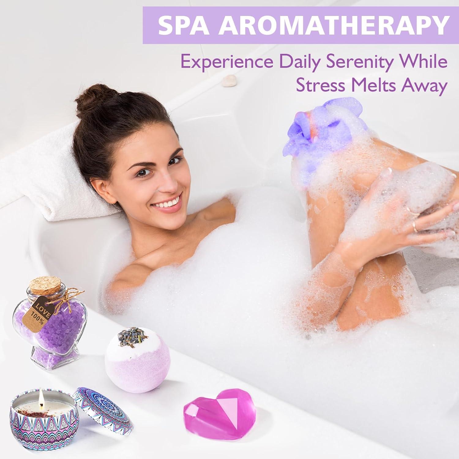 Juego de Regalo Spa Lavanda Azorlutee - Cuidado Personal 22cm