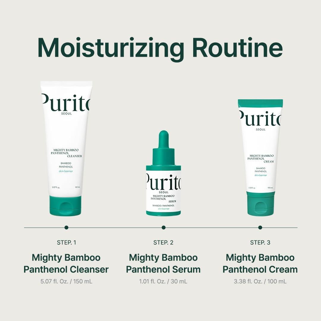 Suero Hidratante de Panthenol Mighty Bamboo Purito 30 mL