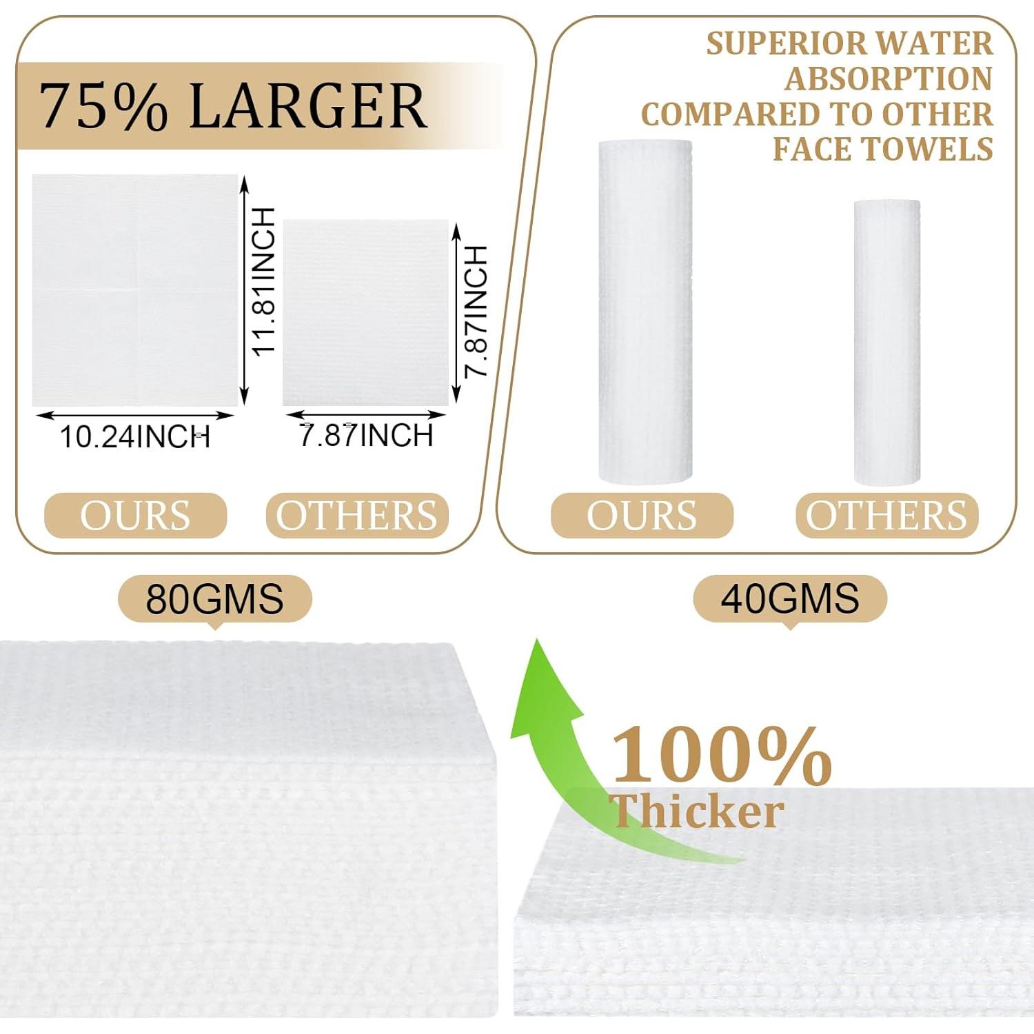 Caja de Bambú con Tapa y 50 Toallas Desechables 26x30cm