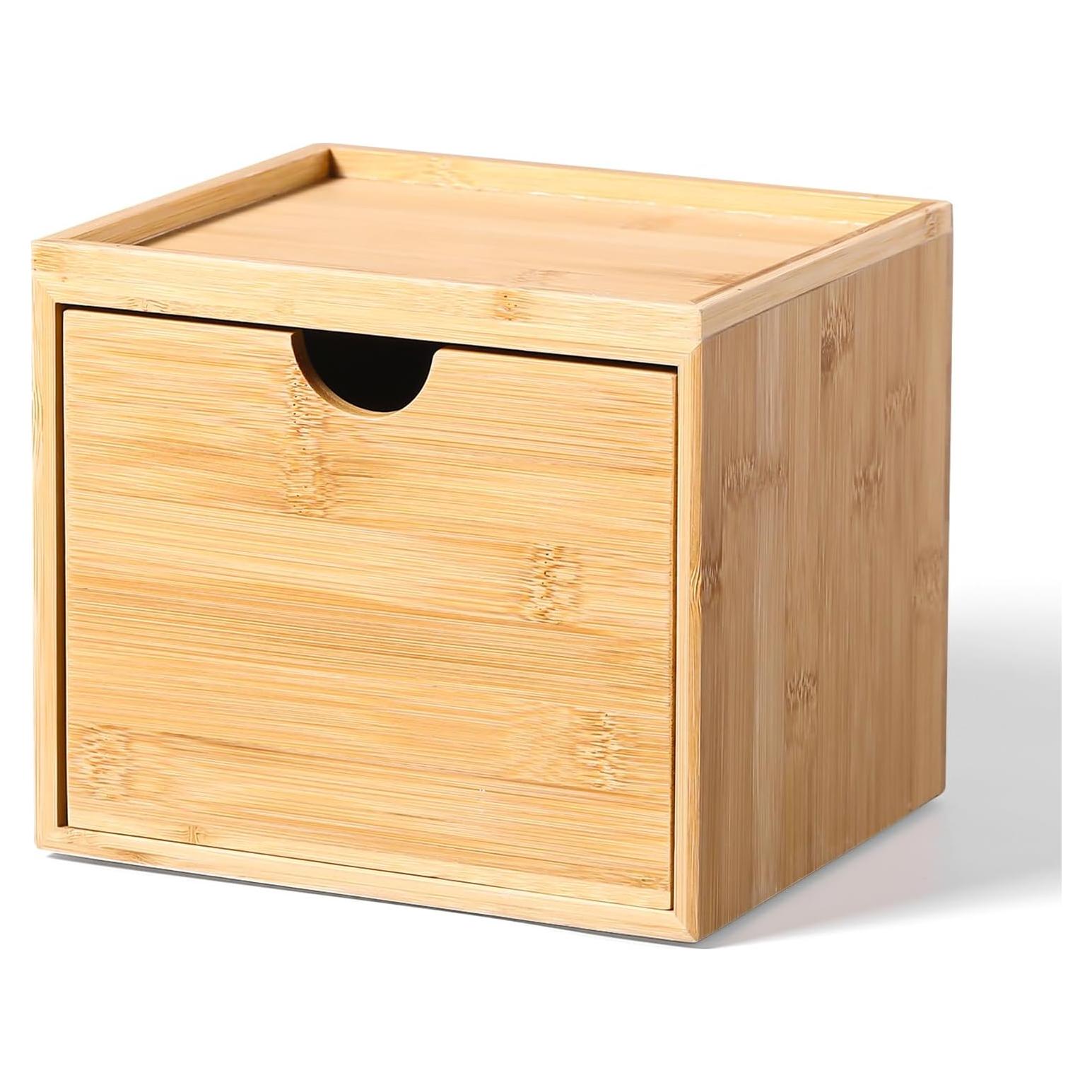 Soporte de Toallas Faciales de Bambú ZOBONETI XL Antideslizante