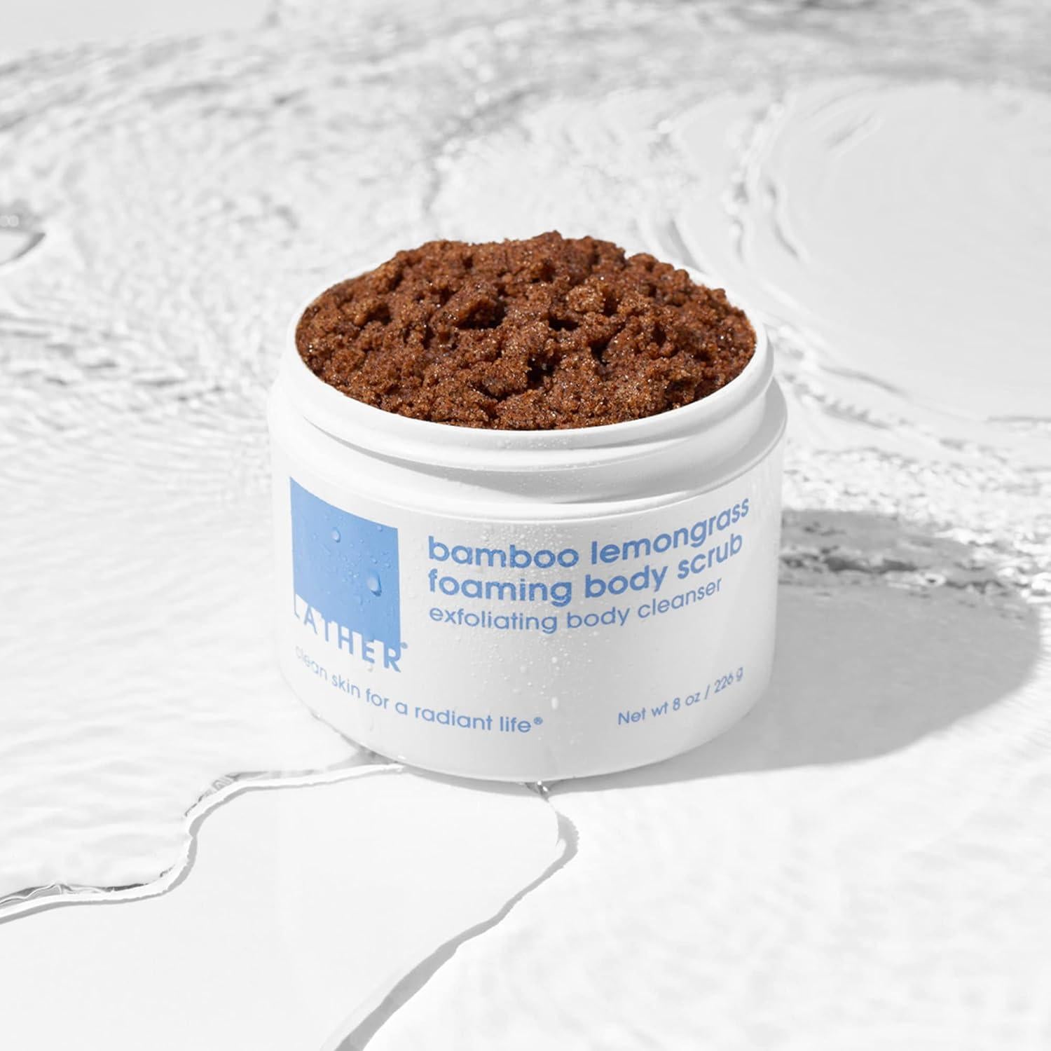 Exfoliante Espumoso LATHER de Bambú y Hierba de Limón 227g